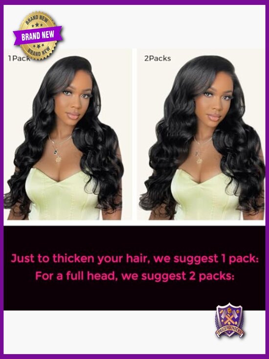14in 7pcs 120g Clip in Hair Extensions Real Human Hair Body Wave main image 4